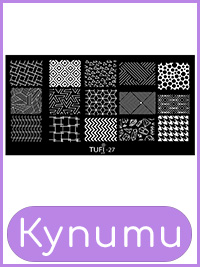 Пластина для стемпінгу TUFI profi Чорний